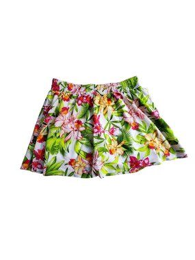 Tommy Bahama Womens Everyday Active  Floral White Pink Green Size L Lightweight